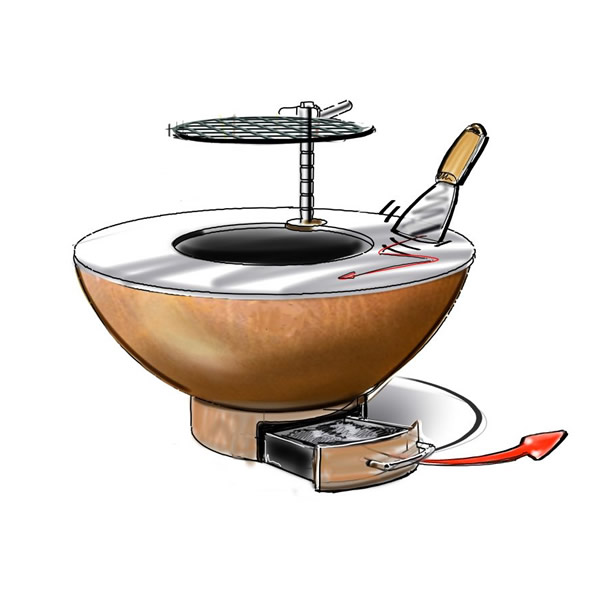 Barbecue Grill Vuurschaal Artola FIQ L - Afbeelding 3