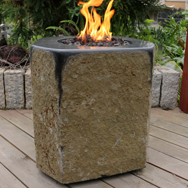 Vuurzuil Elementi Derby basaltlook (gas) - Afbeelding 2