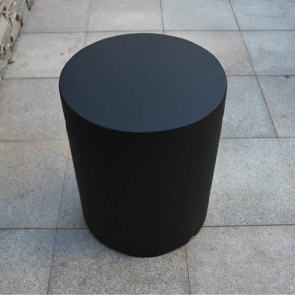 Gasfles cover betonlook rond zwart - Afbeelding 3