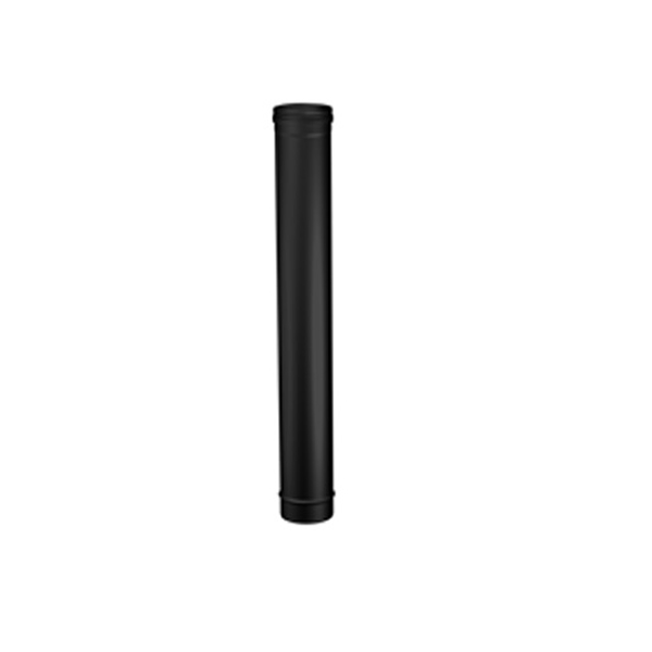 Tuinhaard Rookkanaal 100cm RVS zwart
