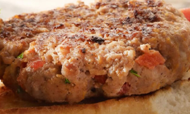 Klassieke hamburger op landbrood