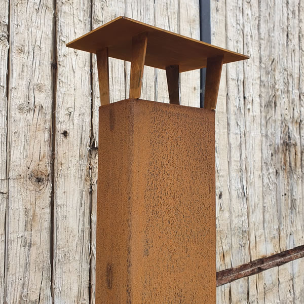 Tuinhaard regenkap KNOER Corten - Afbeelding 3