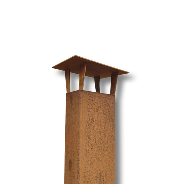 Tuinhaard regenkap KNOER Cortenstaal