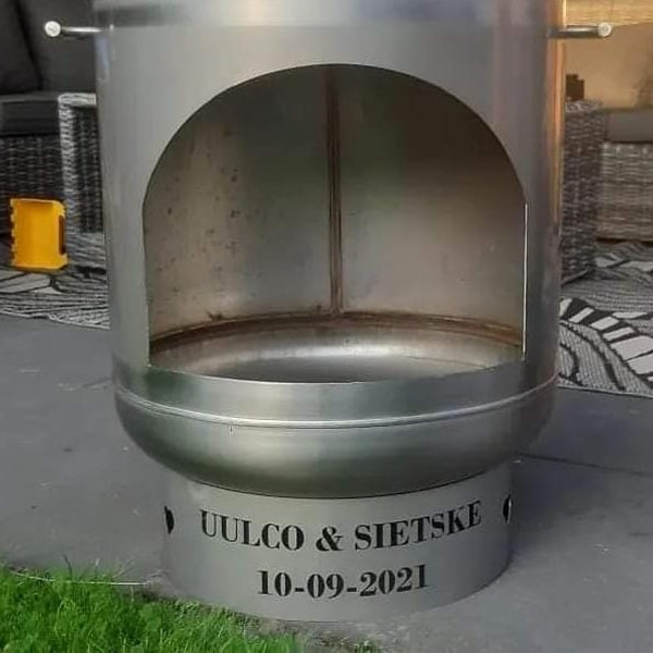 Tuinhaard persoonlijk graveren