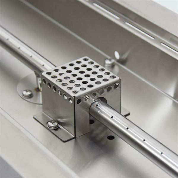 Inbouwbrander rechtkant Elementi RVS (105x29 cm) - Afbeelding 4