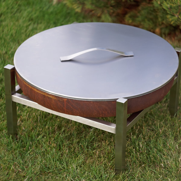 Deksel RVS 80 cm sfeer