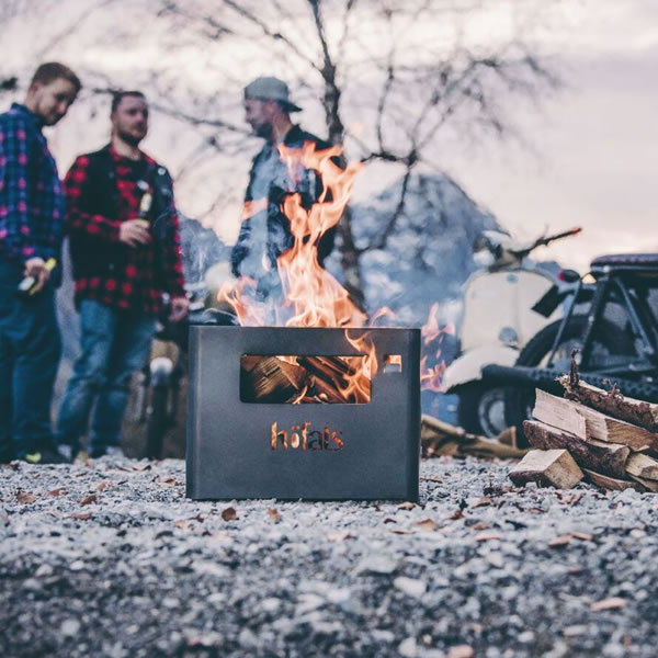 Vuurkorf Höfats Beer Box Bamboe plank - Afbeelding 4