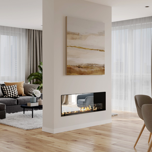 Inbouwhaard Biopasja BioSuperior Doorkijk (bio-ethanol) - Afbeelding 2