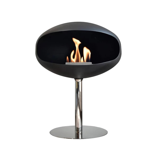 Vrijstaande haard Cocoon Pedestal Zwart (bio-ethanol)