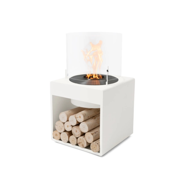 Vuurzuil EcoSmart Fires POP 8L (bio-ethanol) wit