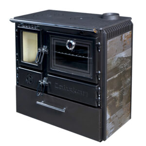 Houtkachel Fornuis met oven Caliskan 214 Inbouw