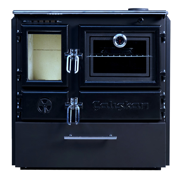 Houtkachel Fornuis met oven Caliskan 214 Inbouw - Afbeelding 3