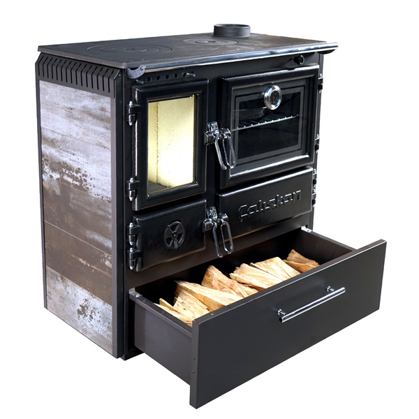 Houtkachel Fornuis met oven Caliskan 214 Inbouw - Afbeelding 2