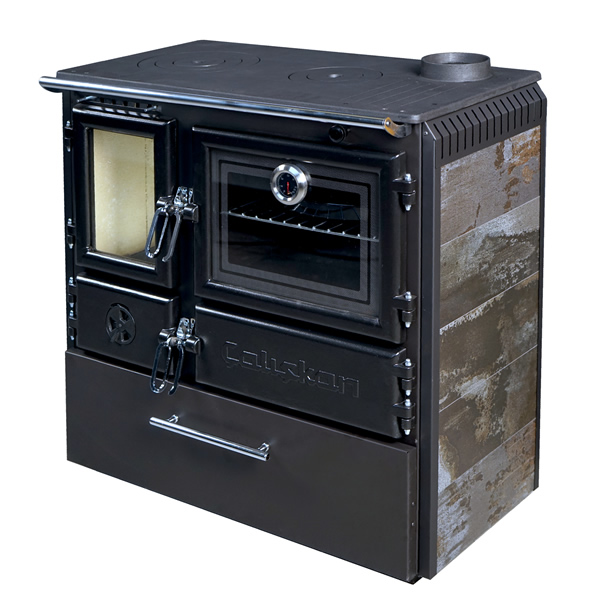 Houtkachel Fornuis met oven Caliskan 214 Inbouw