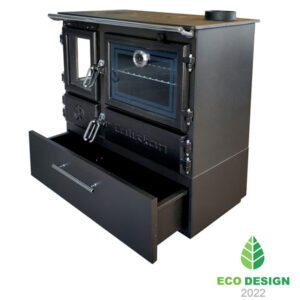 Houtkachel Fornuis met oven en lade Caliskan 214 3D