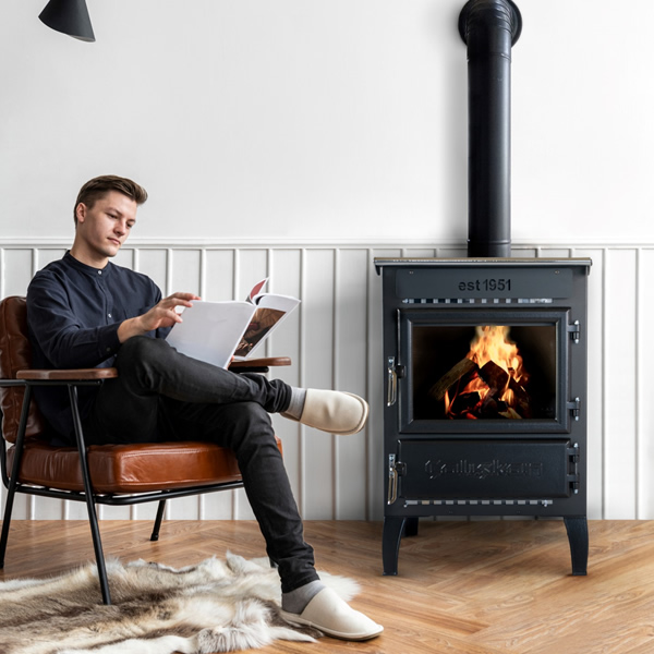 Vrijstaande houtkachel Caliskan 305 3D - Afbeelding 5