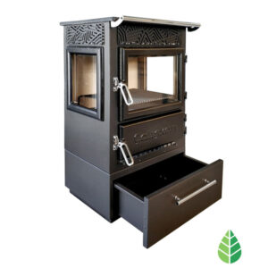 Vrijstaande houtkachel met lade Caliskan 305 3D