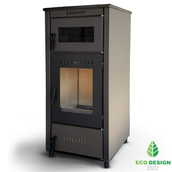 Vrijstaande houtkachel met oven Caliskan 302 - Afbeelding 2