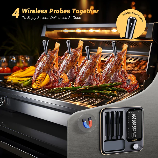 Inkbird INT-14-BW Draadloze Bluetooth thermometer - Afbeelding 4